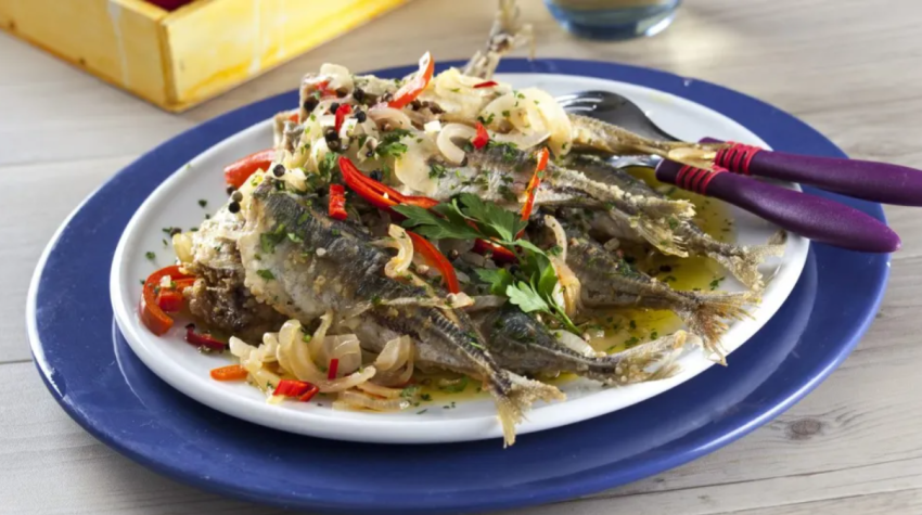 Carapaus de escabeche deliciosos